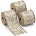 PACK X3 CINTA CREMA FIG. CHAMPAÑA 6.3X10YD