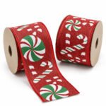 PACK X2 CINTA ROJA FIGURAS CANDY 6.3CMX10YD
