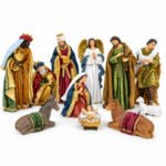 PESEBRE 11FIG. COLORES BRILLANTES 25cm