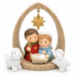 NATIVIDAD INFANTIL EN PORTAL 2 OVEJAS 11cm