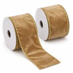 PACK X2 CINTA CHAMPAÑA DECORADA 2,5"x10yd